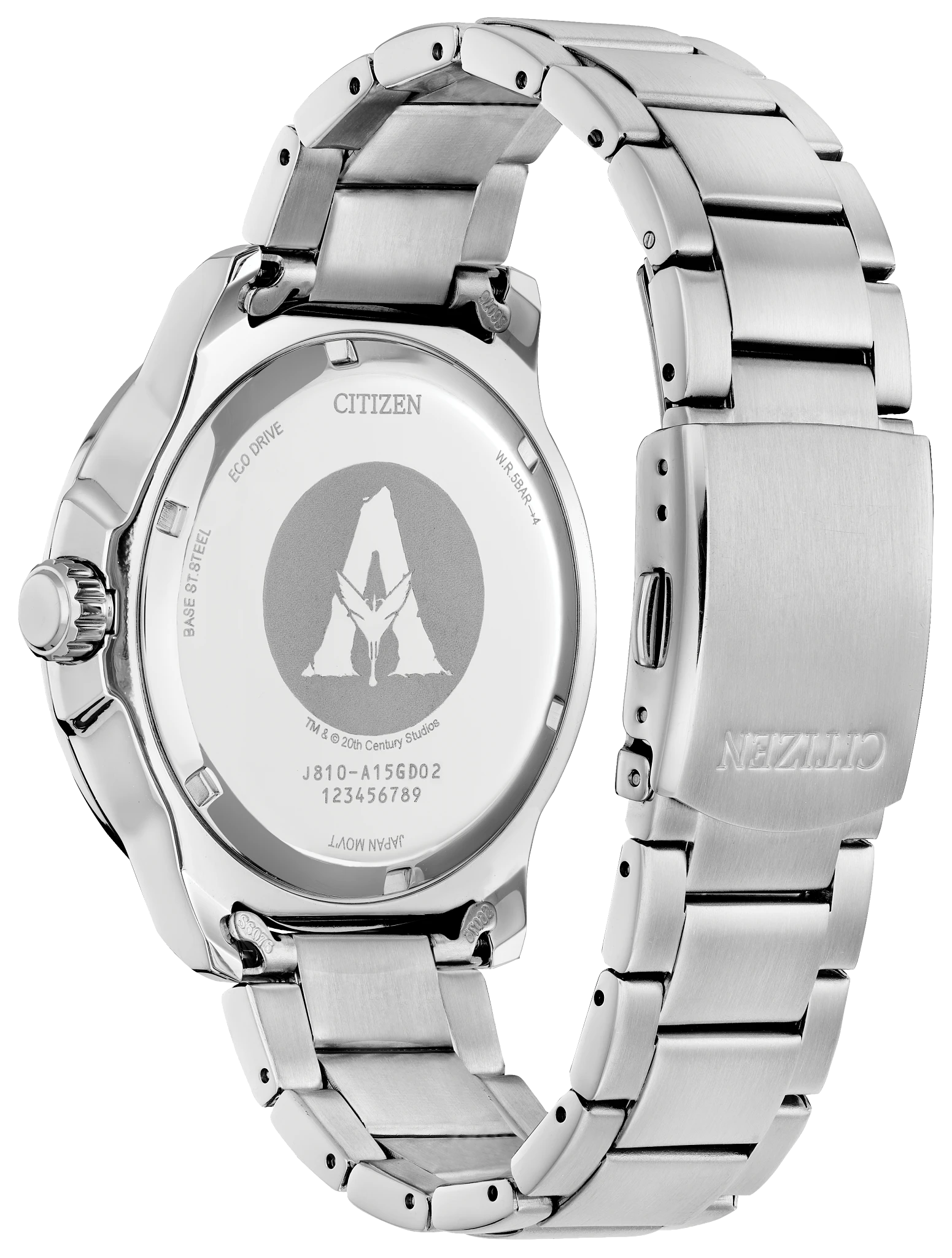 Avatar Wave Blue Dial Stainless Steel Bracelet AW1708-57W | CITIZEN